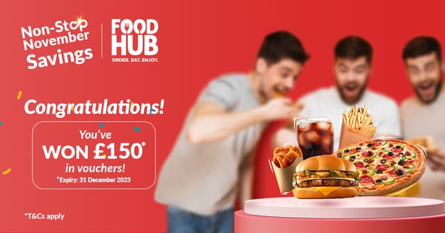 Announcing the winners of Foodhub's Non-Stop November Savings contest!  