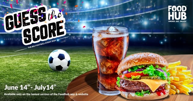 Foodhub's The Big Football Event 2024 - Guess The Score - Terms and Conditions