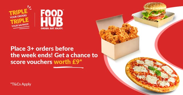 Triple your orders, Triple Your Savings!