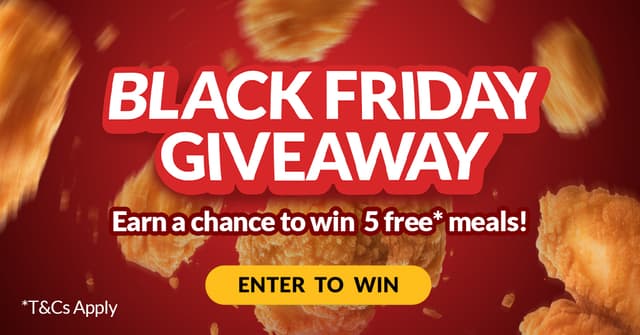 Black Friday Contest 2024 – Win 5 FREE* orders!