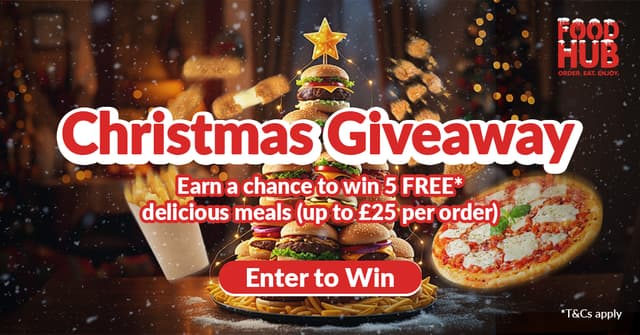 Christmas Contest 2024 – Win 5 FREE* orders!