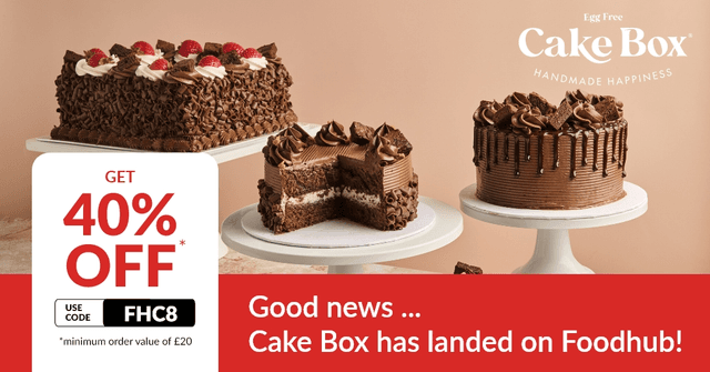 Cake Box is now on Foodhub!